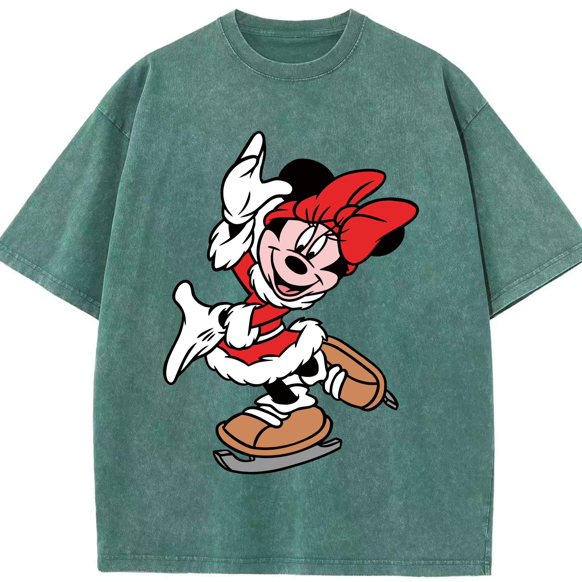 （画像用） ミッキーマウス Mickey Mouse 綿100% ヴィンテージ風 半袖Tシャツ（フロントプリント）
